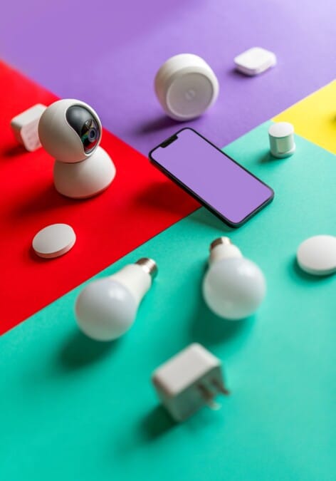 Casa inteligente del futuro con tecnología domótica integrada